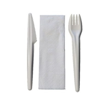 3 in1 Cutlery Kit - Knife, Fork, Napkin