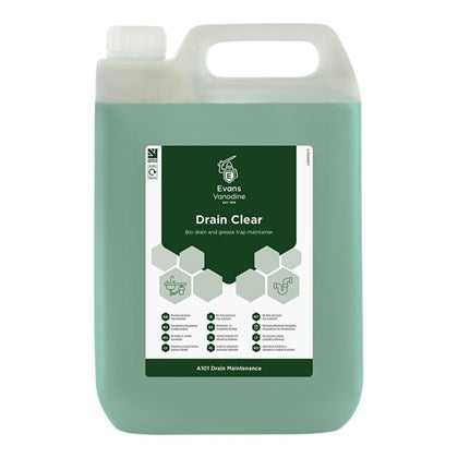 Evans Bio Drain and Grease Trap Maintainer 5L (Pack of 2)
