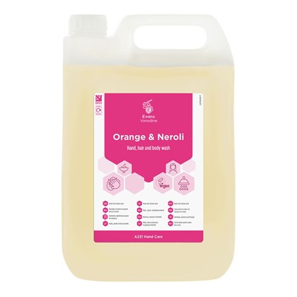 Orange & Neroli Hand, Hair & Body Wash 5L (Pack of 2)