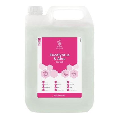 Eucalyptus & Aloe Hand Wash 2x5L (Pack of 2)