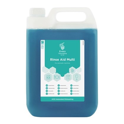 Evans Rinse Aid Multi 5L (Pack of 2)