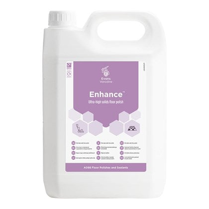 Enhance Ultra High Solids Floor Polish 5L (Pack of 2)