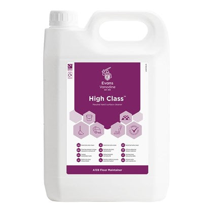 High Class Neutral Hard Surface Cleaner 5L (Pack of 2)