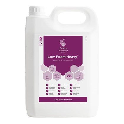 Low Foam Heavy Multi Surface Cleaner 5L (Pack of 2)