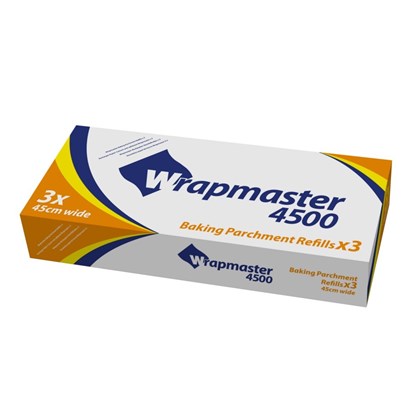 Wrapmaster 4500 Baking Parchment 45cmx50m (Pack of 3)
