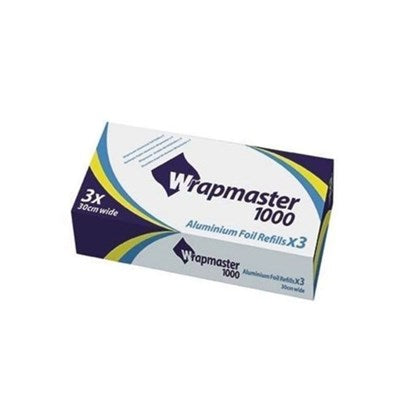 Wrapmaster 1000 Foil Refill 30cmx30m (Pack of 3)