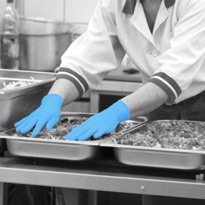 Blue Powder Free Nitrile Gloves (Pack of 100) | Various Sizes