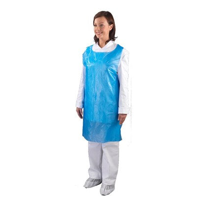 Blue Disposable Aprons (Pack of 100)