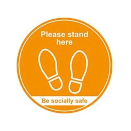 Floor Sign Stickers Social Distance 3
