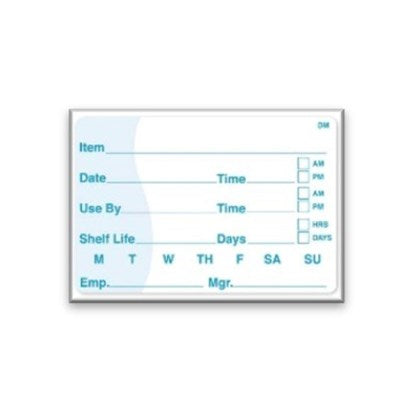 2x3" Large Dissolvable Food Prep Label (Pack of 250)
