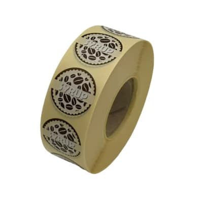 Syrup Coffee Shop Labels 20mm (Pack of 1000 Labels/1 Roll)