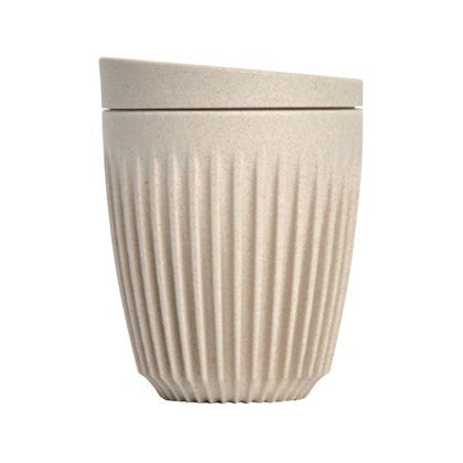 Reusable HuskeeCup & Lids (Pack of 12) | Natural/Charcoal | Various Sizes