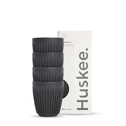 Charcoal HuskeeCup Pack of 4 | Various Sizes