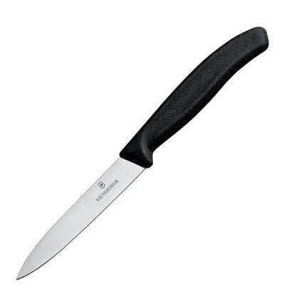 Victorinox Paring Knife Pointed Tip 10cm Black
