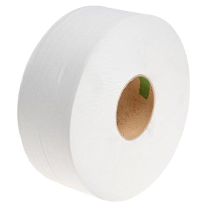Jumbo Toilet Rolls 300m 2ply Small Core (Pack of 6)