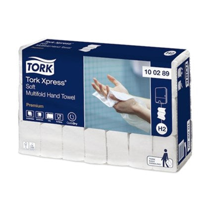 Tork H2 Xpress Premium Multifold Hand Towel (Pack of 21)