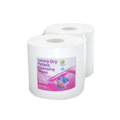 250 Luxury Dry Patient Cleansing Wipes Refill (Pack of 2)