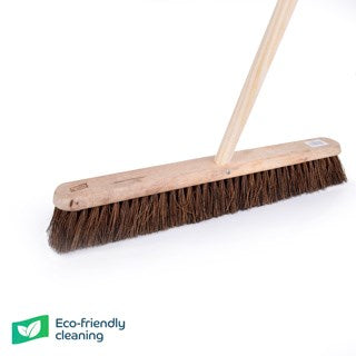 Wooden Broom FSC Platform Stiff 24" & Handle 59"