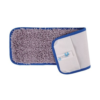 Blue Antibacterial Microfibre Flat Mop (Pack of 5)