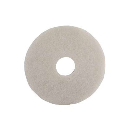 15" White Standard Speed Floor Pads (Pack of 5)