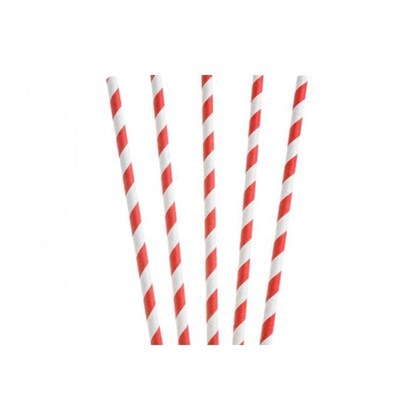 Paper Sip Straws 200x6mm (Pack of 250) | Various Colours 4