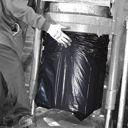 Refuse Sack Black Compactor H/D 56/84x118cm 22/33x47" 150ltr (Pack of 100)