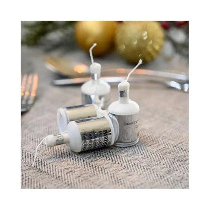 Silver Foil Party Poppers (Pack of 50)