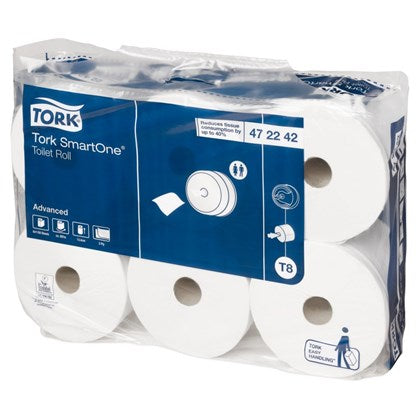 Tork T8 SmartOne Toilet Rolls (Pack of 6)