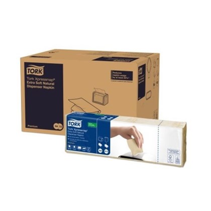 Tork N4 Xpressnap XSoft Kraft 2Fold 2ply Enviro des (Pack of 8000)